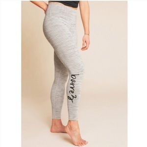 Barre3 x Beyond Yoga Striped Legging Size L